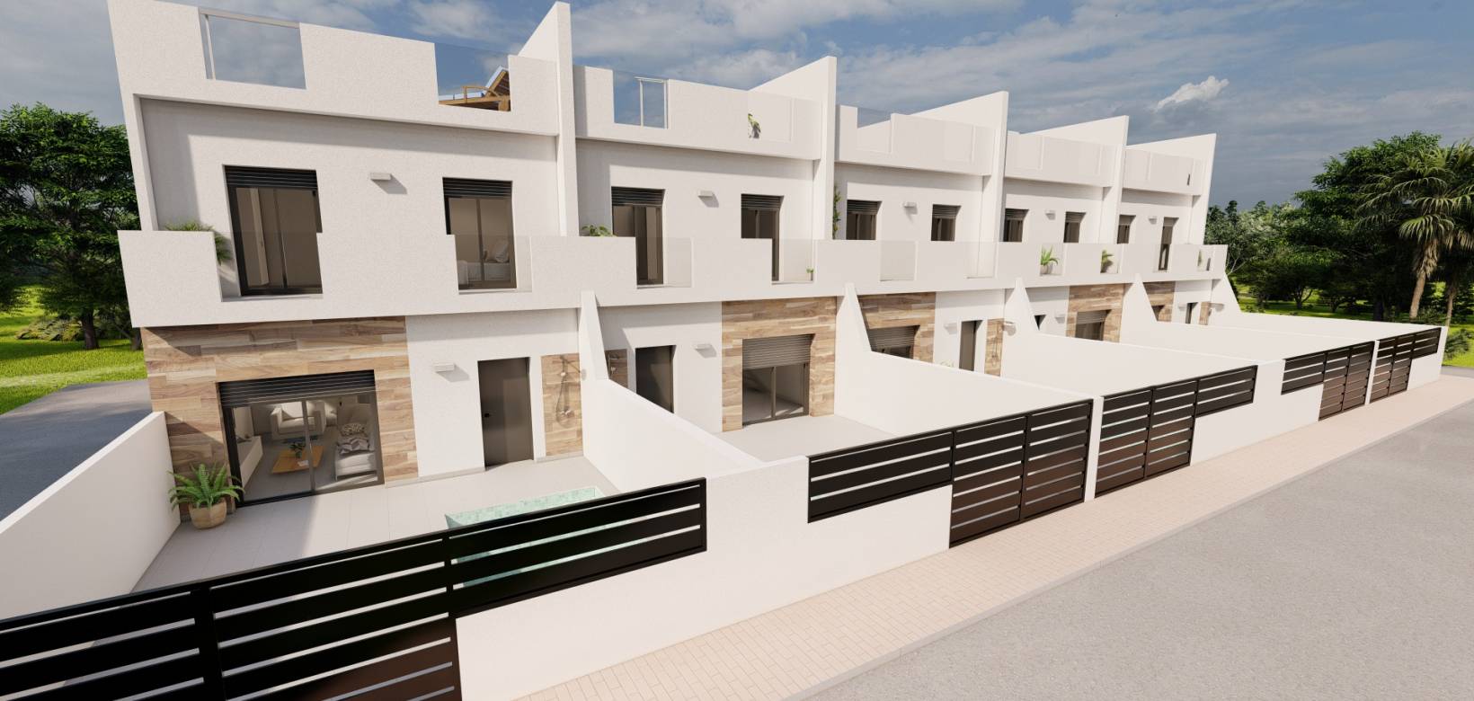 New Build - Townhouses  - Dolores de Pacheco - Murcia